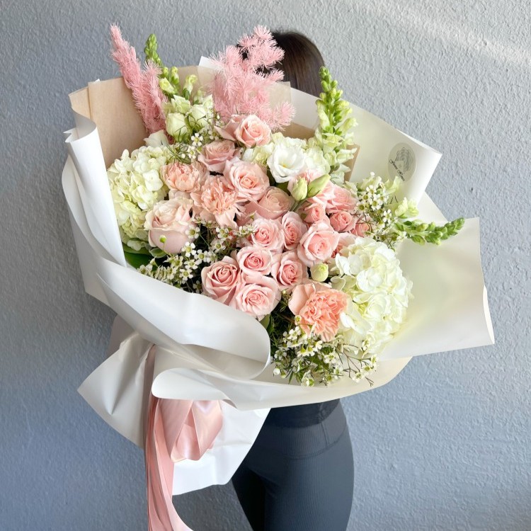 April Hand Tied Fresh Flower Bouquet