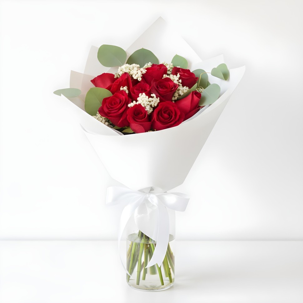 Red Remy Love Hand-Tied Bouquet