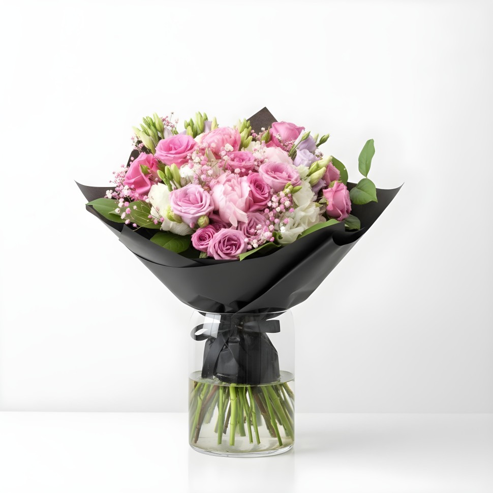 Pink Molly Hand Tied Bouquet